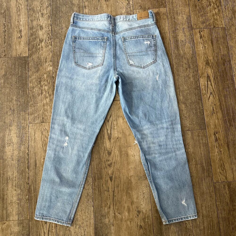 American Eagle MOM JEAN Womens Size 6 Short High Rise Jeans Denim Pants 29x25 - Picture 2 of 11